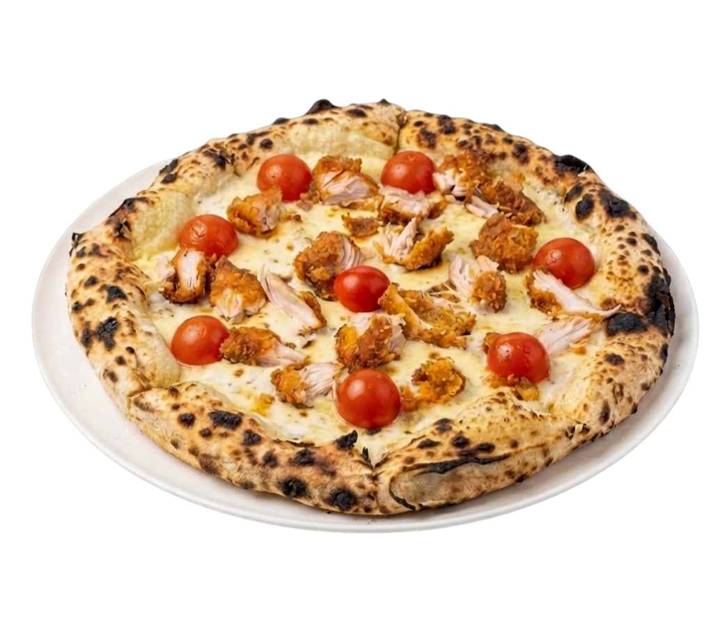 Pizza maison, pâte du jour